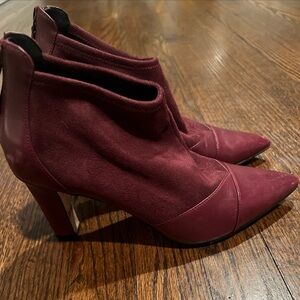 Cole Haan Boots Women's Viana Stretch Leather Dress Booties Size 7.5